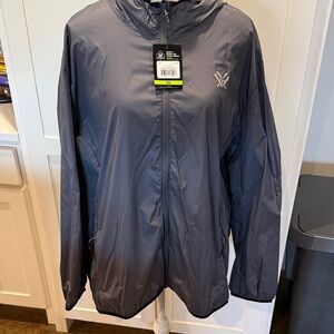 Men's Stylish Gray Windbreaker Jacket